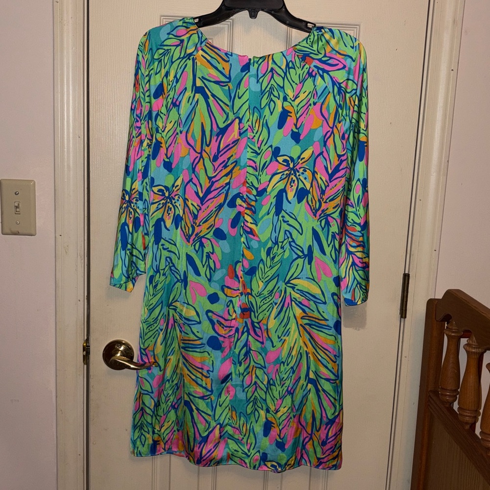 Women’s Lilly Pulitzer Hot Spot Carol Shift Dress Size 8 - Picture 7 of 9